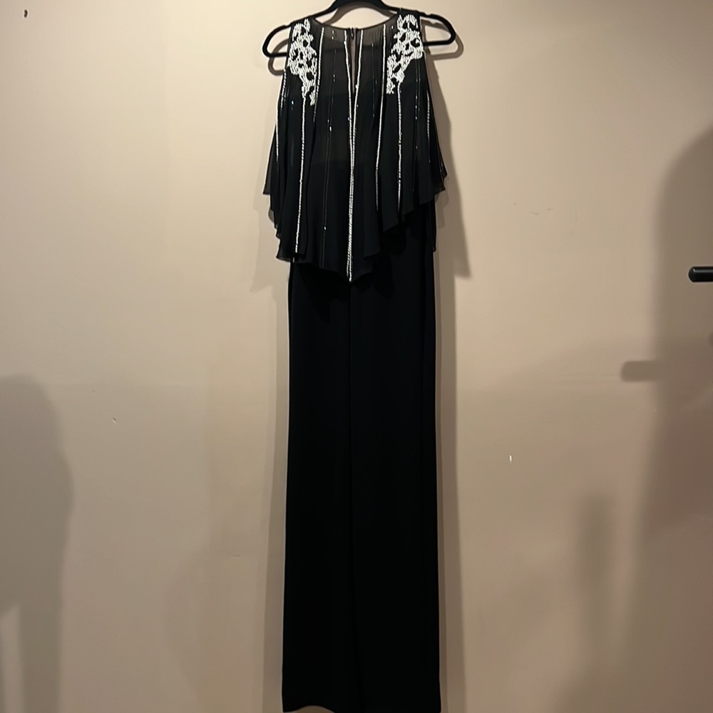 New with tags fancy beaded romper with pearls & crystals size 38 Never worn NWT - Picture 3 of 5